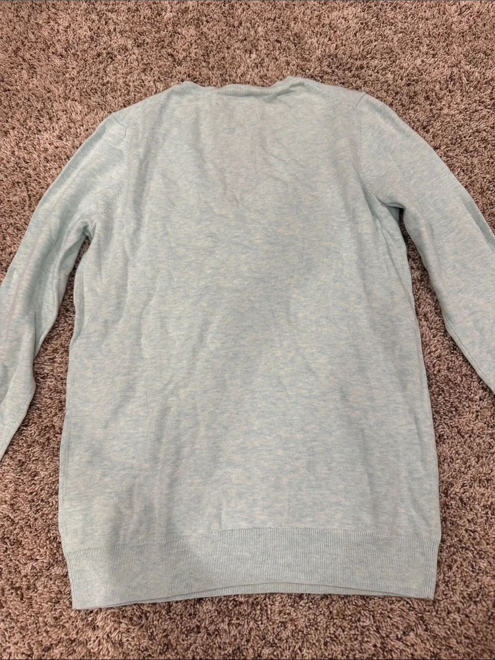 Vineyard Vines Men's Seafoam V-Neck Sweater